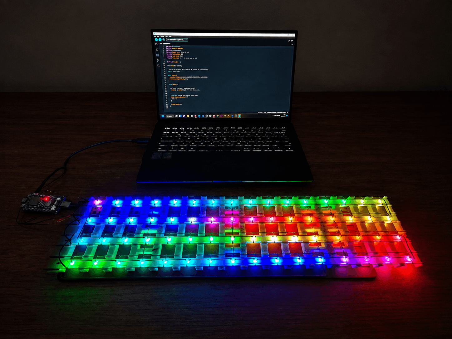 RGB-Panel-Programmierung mittels ESP32