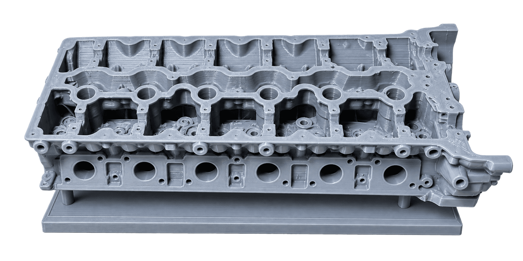 Miniaturmodell eines V12-Motors