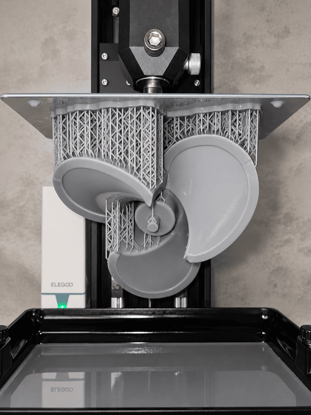 SLA-Form zur Herstellung eines Carbon-Propellers